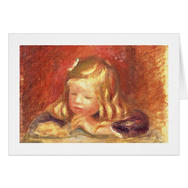 Pierre en Renoir | Coco på bord Hälsningskort (Framsidan Horizontal)