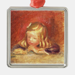 Pierre en Renoir Coco på bord Julgransprydnad Metall