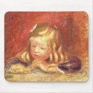 Pierre en Renoir   Coco på bord Musmatta