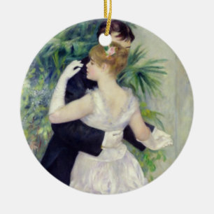 Pierre en Renoir dans i staden Julgransprydnad Keramik