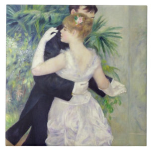 Pierre en Renoir dans i staden Kakelplatta