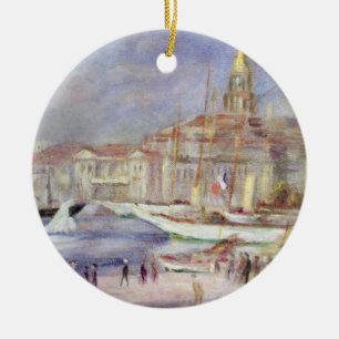 Pierre en Renoir den gammala porten av Julgransprydnad Keramik