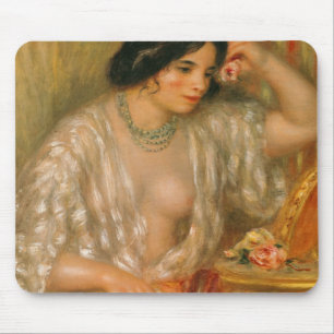Pierre en Renoir Gabrielle med smycken Musmatta