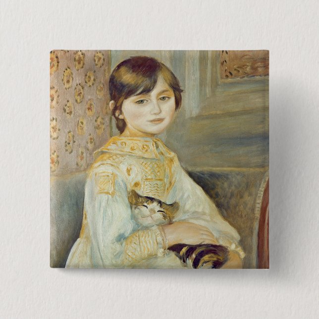Pierre en Renoir | Julie Manet med katten Knapp (Framsida)