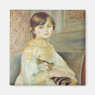 Pierre en Renoir Julie Manet med katten Magnet