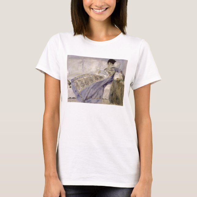 Pierre en Renoir | madam Monet på en soffa T-shirt (Framsida)