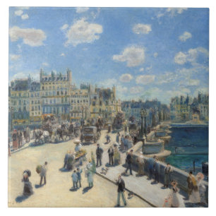 Pierre en Renoir Pont Neuf, Paris Kakelplatta