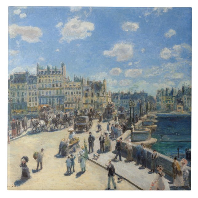 Pierre en Renoir | Pont Neuf, Paris Kakelplatta (Framsidan)