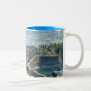 Pierre en Renoir Pont Neuf, Paris Två-Tonad Mugg