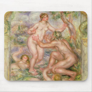 Pierre en Renoir Saone som flödar in i Rhonen Musmatta