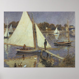Pierre en Renoir Seinen på Argenteuil Poster
