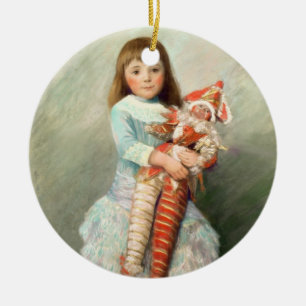 Pierre en Renoir Suzanne Julgransprydnad Keramik