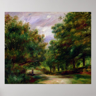 Pierre en Renoir vägen nära Cagnes Poster