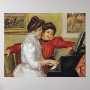 Pierre en Renoir Yvonne och Christine Lerolle Poster