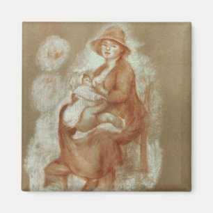 Pierre ett Renoir moderskap Magnet