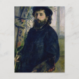 Pierre ett Renoir porträtt av Claude Monet Vykort