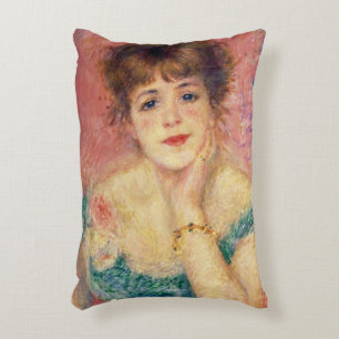 Pierre ett Renoir porträtt av Jeanne Samary Prydnadskudde