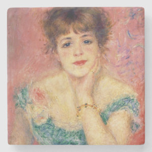 Pierre ett Renoir porträtt av Jeanne Samary Underlägg Sten