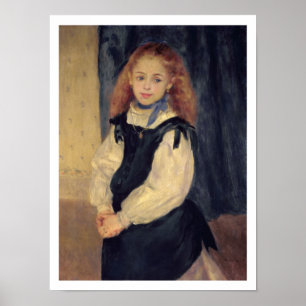 Pierre ett Renoir   porträtt av mademoisellen Poster