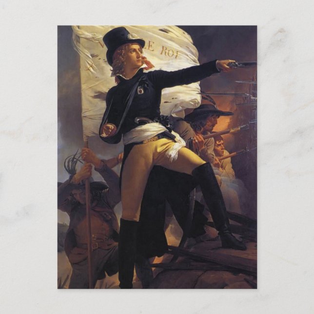 Pierre Guerin-Henri de La Rochejaquelein Vykort (Framsida)