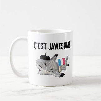 Pierre hajen: C'est Jawesome (RH-mugg) Kaffemugg