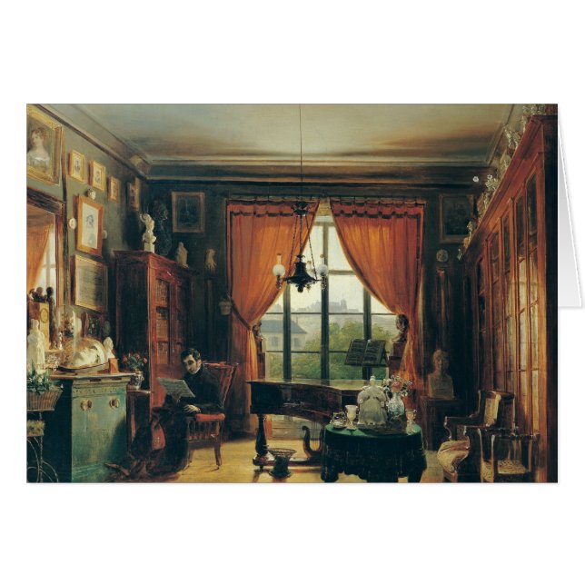 Pierre-Joseph-Guillaume Zimmermann Hälsningskort (Framsidan Horizontal)