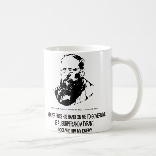 Pierre-Joseph Proudhon Kaffemugg (Höger)