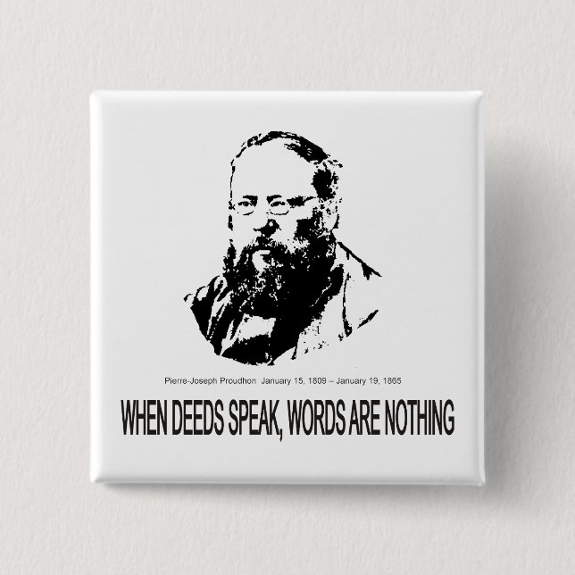 Pierre-Joseph Proudhon Knapp (Framsida)