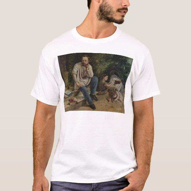 Pierre Joseph Proudhon och hans barn T Shirt (Framsida)