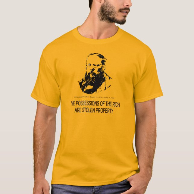Pierre-Joseph Proudhon T-shirt (Framsida)