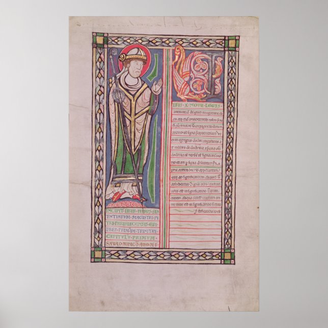 Pierre Lombard Bishop från Paris Poster (Framsidan)