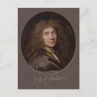 Pierre Mignard Molière CC0589 Postcard Vykort