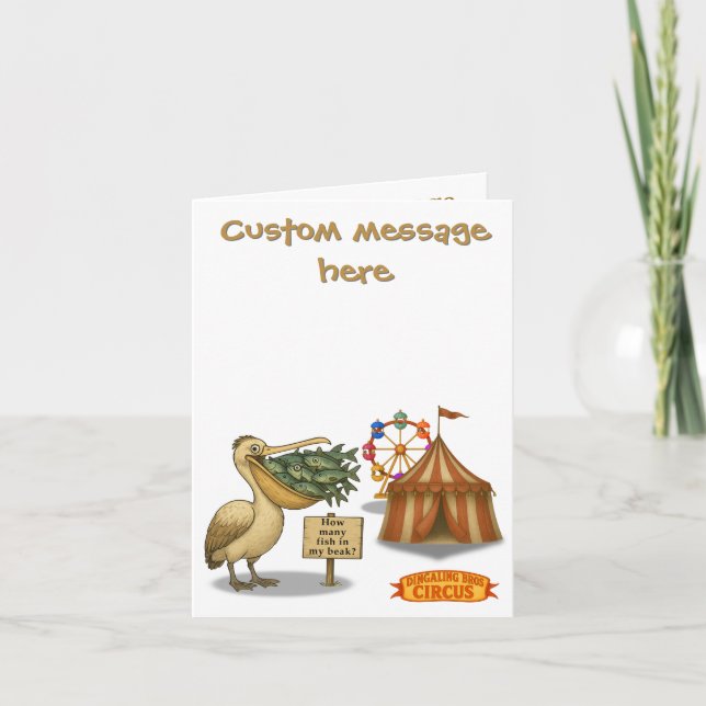 Pierre pelican's brilliant beak kort (Framsida)