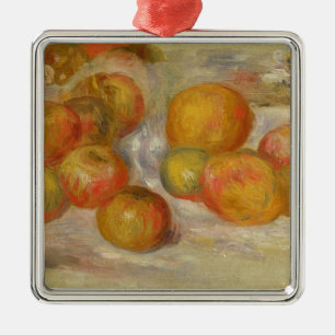 Pierre per Renoir stilleben med äpplen Julgransprydnad Metall