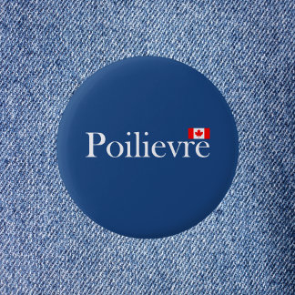 Pierre Poilievre Officiell Canadian Flagga Knapp