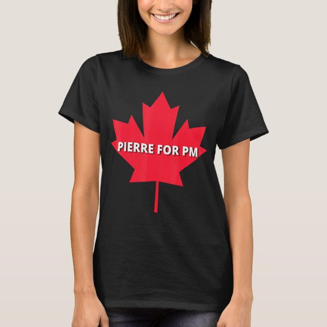 Pierre Poilievre T Shirt (Framsida)