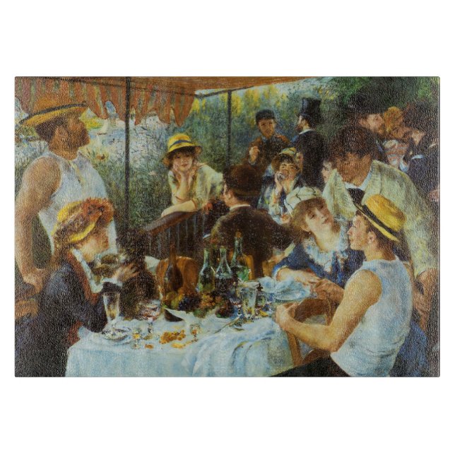 Pierre Renoir citerar "Boating Party" (Framsidan)