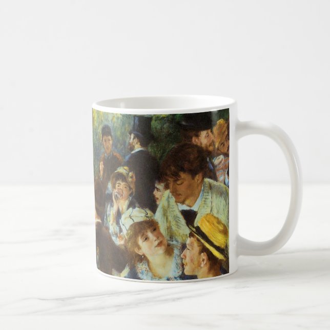 Pierre Renoir citerar "Boating Party" Kaffemugg (Höger)