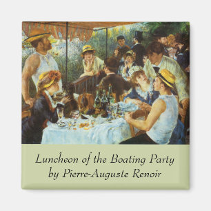Pierre Renoir citerar "Boating Party" Magnet