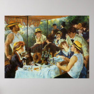 Pierre Renoir citerar "Boating Party" Poster