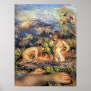 Pierre Renoir - de badande (Detail) Poster