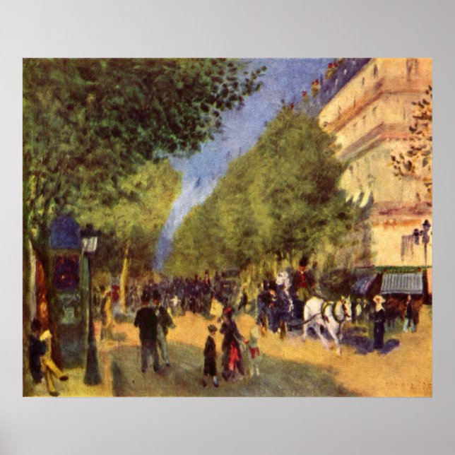 Pierre Renoir - de stora boulevards Poster (Framsidan)