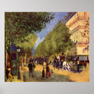 Pierre Renoir - de stora boulevardsna Poster