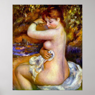 Pierre Renoir - Efter badet Poster