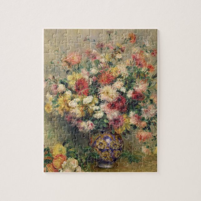 Pierre Renoir en | Dahlias Pussel (Vertikal)