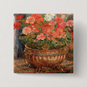 Pierre Renoir en pelargoner i en Knapp