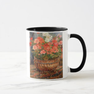 Pierre Renoir en pelargoner i en Mugg