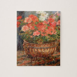Pierre Renoir en pelargoner i en Pussel