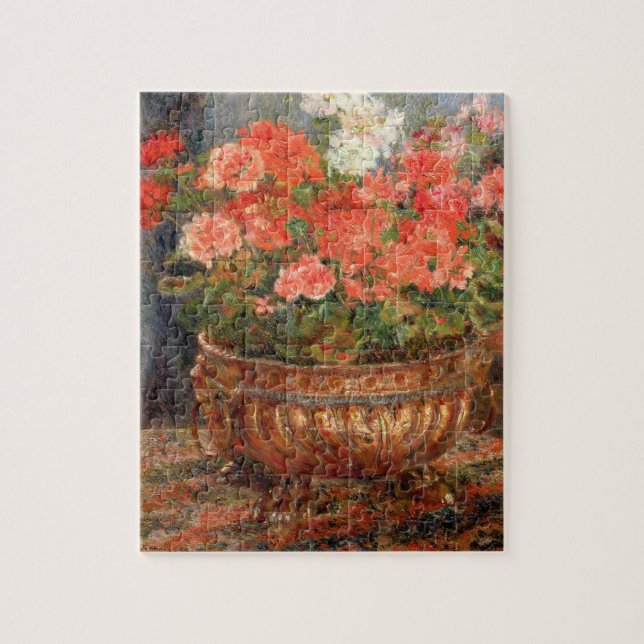 Pierre Renoir en | pelargoner i en Pussel (Vertikal)