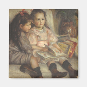 Pierre Renoir porträtt om barn i Caillebotte Magnet